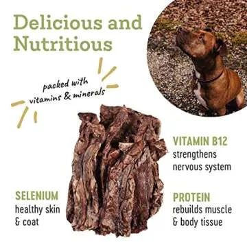 Farm Hounds - Beef Lung - Premium Natural Beef Lung Jerky for Dogs - Made from 100% Humanely Raised Cattle - Organ Treat - Great for Training & Treats - No Added Fillers - Made in USA - 2 oz - 1 Pack