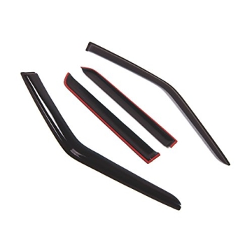 Tuningpros WD2-342 Dark Smoke Window Visor Rain Guard for Nissan Juke (2011-2017)