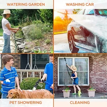 Durable OHROS Garden Hose Splitter for Outdoor Use