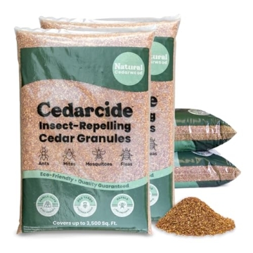 Cedarcide Lawn, Home & Garden Cedar Granules - Natural Insect Repellent, 32 Lbs