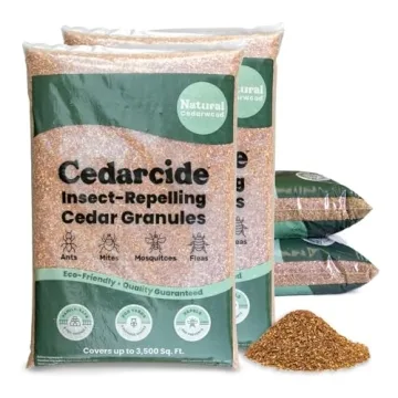 Cedarcide Lawn, Home & Garden Cedar Granules - Natural Insect Repellent, 32 Lbs
