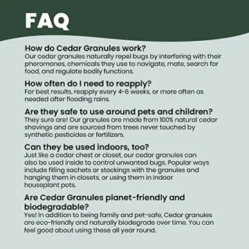 Cedarcide Cedar Granules - Natural Bug Protection For Your Home