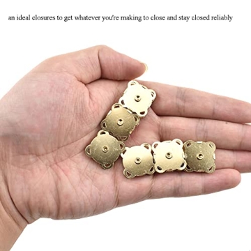 Hahiyo Magnetic Buttons Easy Sew-On Fastener 19.1mm
