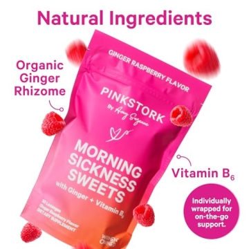 Morning Sickness Sweets - Organic Raspberry Ginger Drops