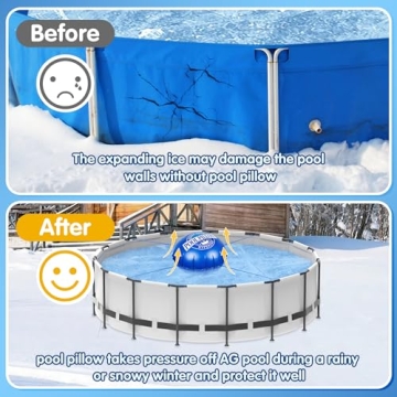 Hyperzoo Heavy Duty Pool Pillows - Winter Protection for Pools