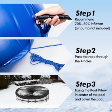 Hyperzoo Heavy Duty Pool Pillows - Winter Protection for Pools