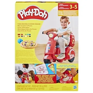 Play-Doh Pizza Delivery Scooter for Kids Ages 3-5
