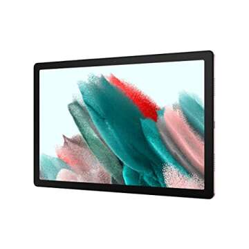 SAMSUNG Galaxy Tab A8 10.5” 128GB Android Tablet, LCD Screen, Kids Content, Smart Switch, Expandable Memory, Long Lasting Battery, Fast Charging, US Version, 2022, Pink Gold