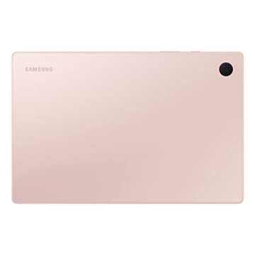 SAMSUNG Galaxy Tab A8 10.5” 128GB Android Tablet, LCD Screen, Kids Content, Smart Switch, Expandable Memory, Long Lasting Battery, Fast Charging, US Version, 2022, Pink Gold