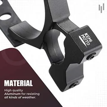 Kemimoto UTV Fire Extinguisher Holder, Adjustable Quick Release Roll Bar Fire Extinguisher Mount compatible with Polaris RZR Can Am X3 compatible with Kawasaki Teryx