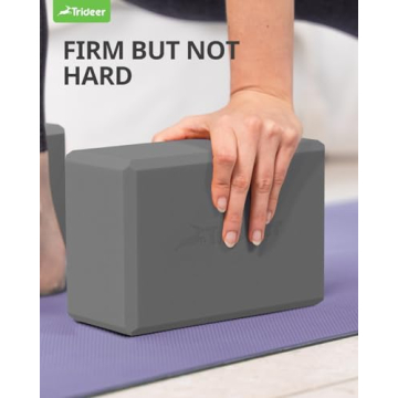 Trideer Yoga Blocks Supportive Lightweight Yoga Accessory