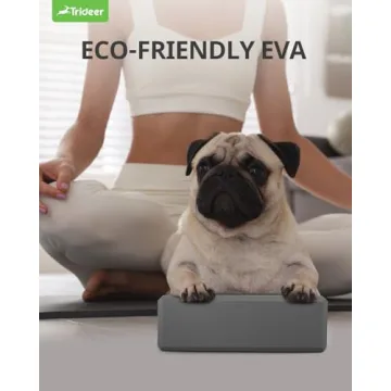 Trideer Yoga Blocks Supportive Lightweight Yoga Accessory