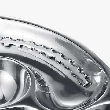 Football Tailgate Superbowl Serving Bowl Silver Brass Snack, Candy & Salad Bowl, Chip n Dip American Sports Decorative Centerpiece Serving Platter for Nuts, Salsas, Food, Serveware Decor Entertaining