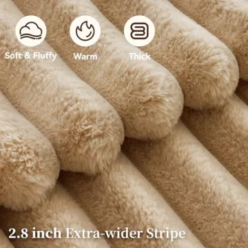 Soft HaloRest Faux Fur Throw Blanket for Cozy Comfort