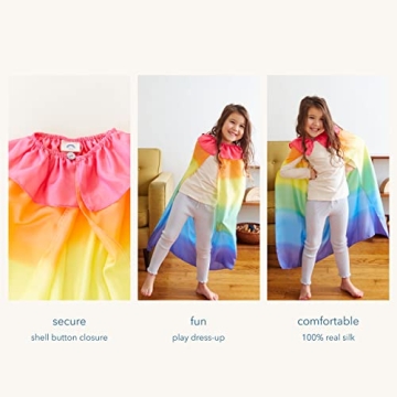 Rainbow Cape for Kids | Safe, Soft, and Colorful Dress Up