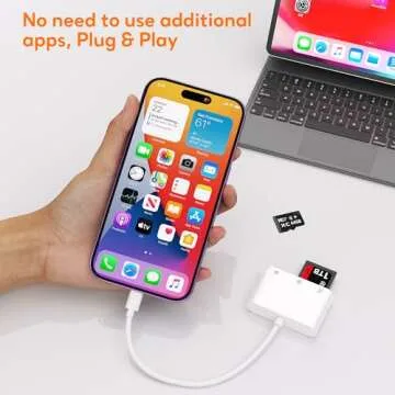 WQK SD Card Reader for iPhone - Easy File Transfer