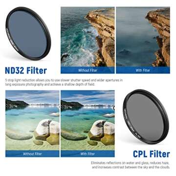 NEEWER 67 mm Filter Set for Mobile & DSLR Cameras