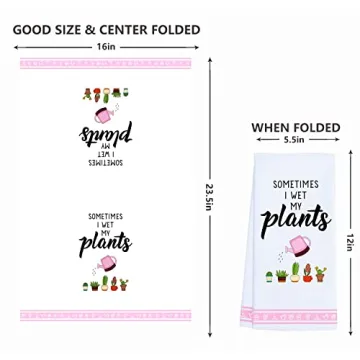 Funny Kitchen Towels for Plant Lovers Gifts - LXOMILL