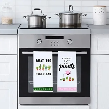 Funny Kitchen Towels for Plant Lovers Gifts - LXOMILL