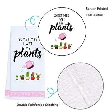 Funny Kitchen Towels for Plant Lovers Gifts - LXOMILL