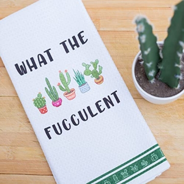Funny Kitchen Towels for Plant Lovers Gifts - LXOMILL