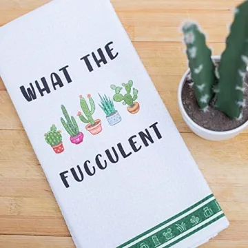 Funny Kitchen Towels for Plant Lovers Gifts - LXOMILL