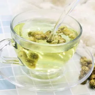 FullChea - Top Grade Chinese Chrysanthemum Tea - 3.52oz/100g - Premium Natural Dried Chrysanthemum Flower - Tai Ju Herbal Tea Loose Leaf - Non-GMO - Caffeine-free - Sweet & Fresh