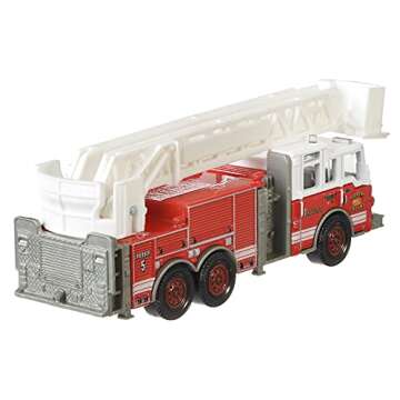 Matchbox Pierce Velocity Aerial Platform FIRE Truck - Realistic Working RIGS