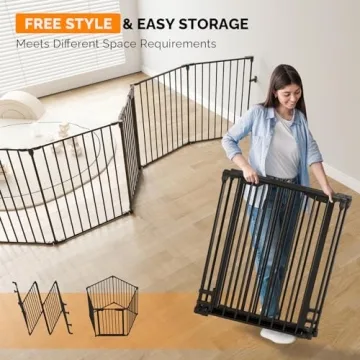 Bonnlo Configurable Baby Gate for Toddler & Pet Safety