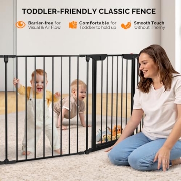 Bonnlo Configurable Baby Gate for Toddler & Pet Safety