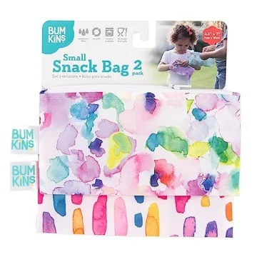 Bumkins Reusable Snack Bags for Eco-Friendly Lunch Packing