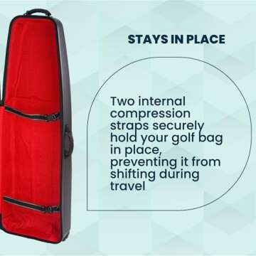 Samsonite Golf 6850 Hard Case Bag, Lightweight & Durable