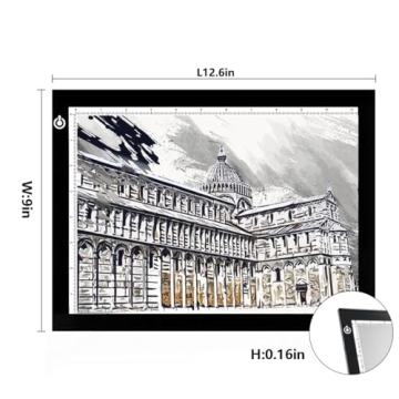 ME456 A4 LED Light Board - 5mm Thin Tracing Pad