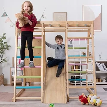 Avenlur 7-in-1 Indoor Jungle Gym for Kids 2-6