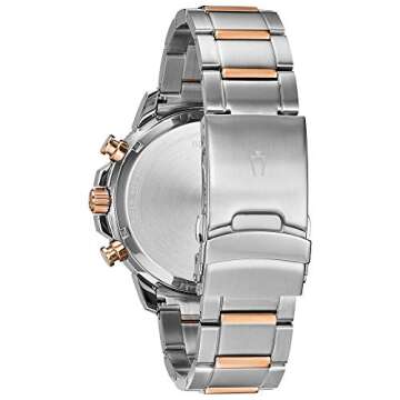 Bulova Men's Marine Star Watch: Stylish & Water-Resistant