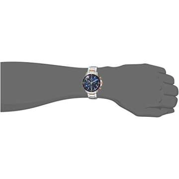 Bulova Men's Marine Star Watch: Stylish & Water-Resistant