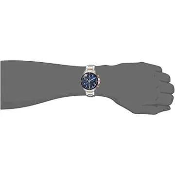 Bulova Men's Marine Star Watch: Stylish & Water-Resistant