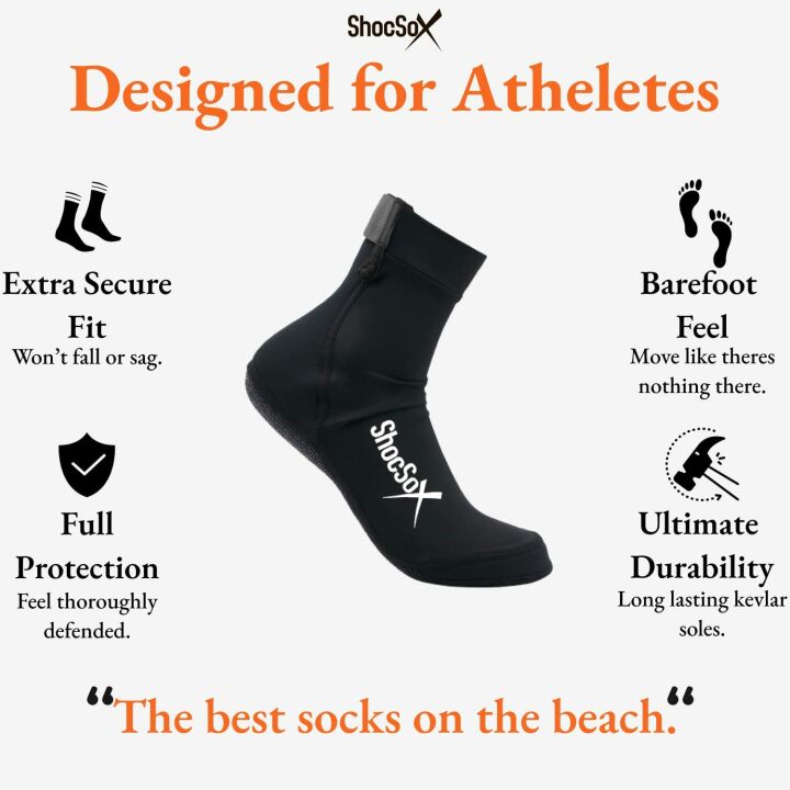 Durable Beach Volleyball & Sand Soccer Socks