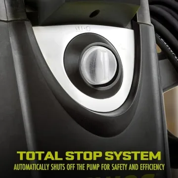 Sun Joe SPX3000 Electric Pressure Power Washer, 2030-PSI Working Pressure, PWMA-Rated, 1.2-GPM Water Flow, Dual Onboard Soap Foam Tank, Black