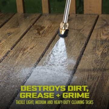 Sun Joe SPX3000 Electric Pressure Power Washer, 2030-PSI Working Pressure, PWMA-Rated, 1.2-GPM Water Flow, Dual Onboard Soap Foam Tank, Black