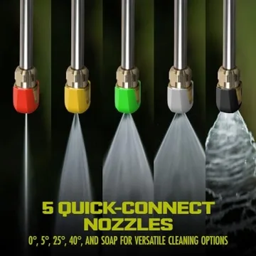 Sun Joe SPX3000 Electric Pressure Power Washer, 2030-PSI Working Pressure, PWMA-Rated, 1.2-GPM Water Flow, Dual Onboard Soap Foam Tank, Black