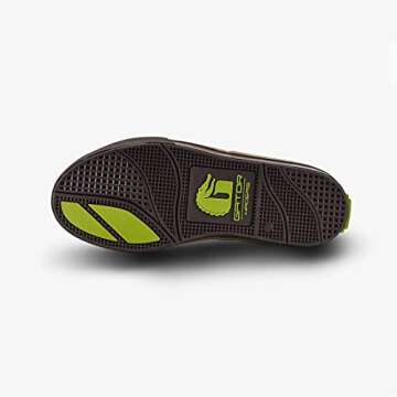 Gator Waders Mens Camp Boots, Brown, Size 11 - Ankle High Waterproof Shoes for Rain and Mud, Fishing, Hunting, and Camp Wear