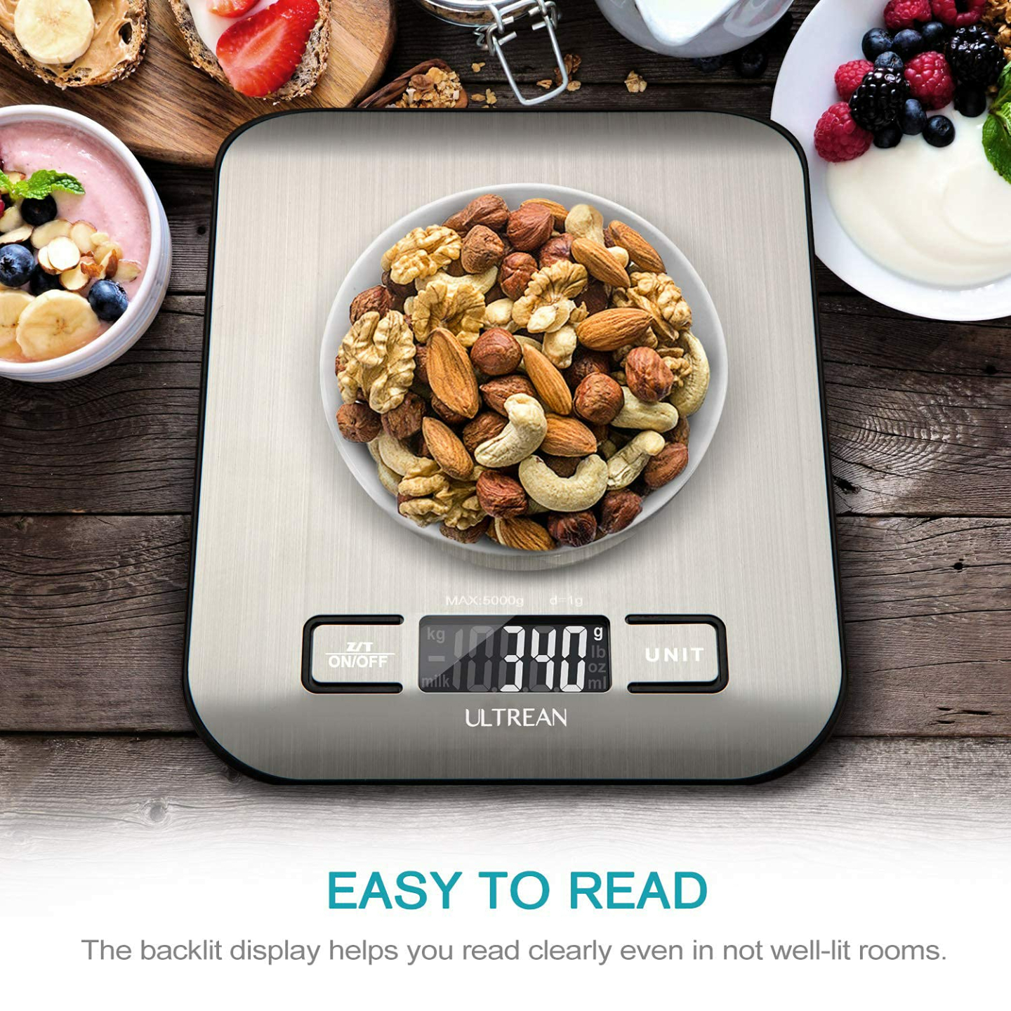 Ultrean Digital Kitchen Scale - Precision for Cooking