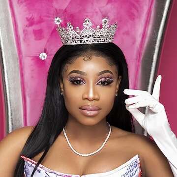 Silver Crown for Women Crystal Queen Crowns and Tiaras for Girls Pageant Birthday Wedding Prom Party...