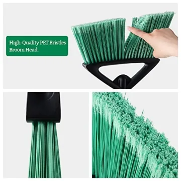Eyliden Heavy Duty Broom for Commercial & Home Use
