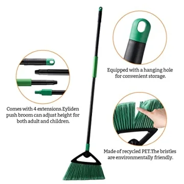 Eyliden Heavy Duty Broom for Commercial & Home Use