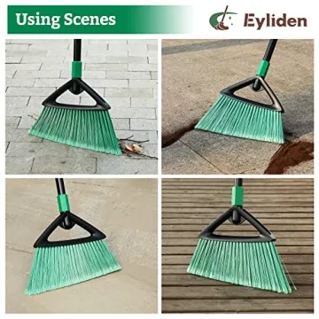 Eyliden Heavy Duty Broom for Commercial & Home Use