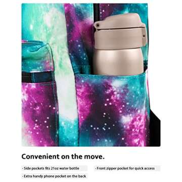 Stylish HotStyle TRENDYMAX Galaxy Backpack for Kids