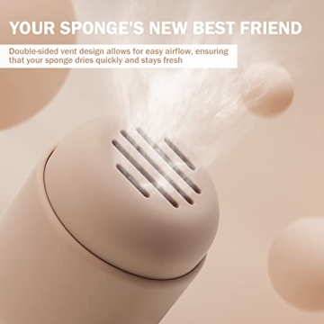 Compact and Stylish BEZOX Makeup Sponge Holder for Sponges
