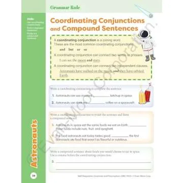 Evan-Moor Skill Sharpeners Grammar and Punctuation Workbook, Grade 3, Nouns, Verbs, Sentence Structure, Subject, Predicate, Language Handbook, Real-World Practice, Fun Activities, Homeschool, Practice